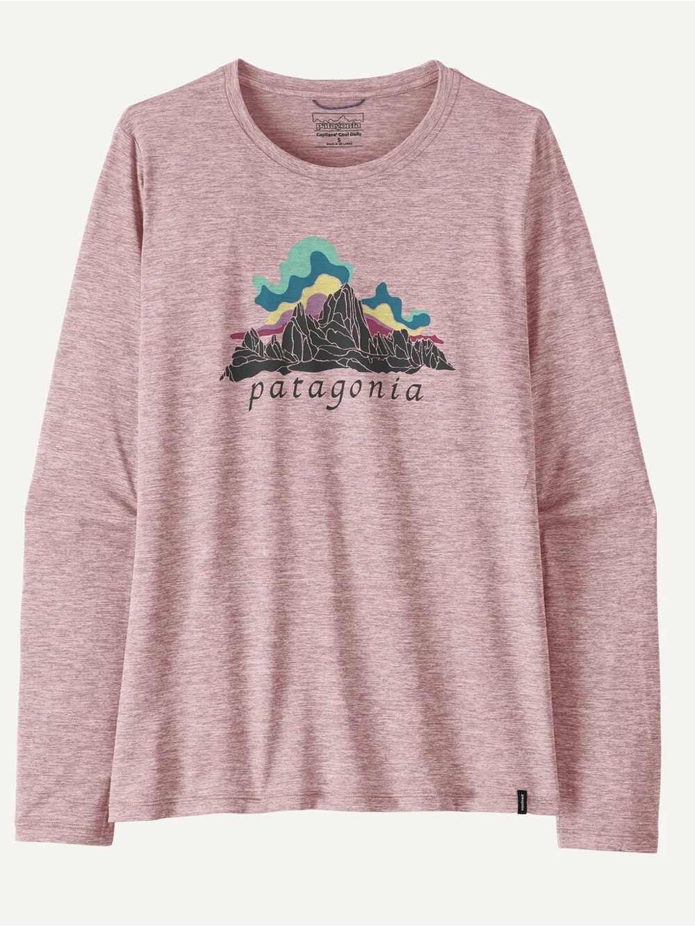 Patagonia Women's Long-Sleeved Capilene® Cool Daily Shirt - Fitz Roy Nimbus NWT